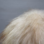 La Sera — Striped Fox Cropped Coat