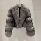 Il Notturno — Silver Fox Cropped Evening Jacket