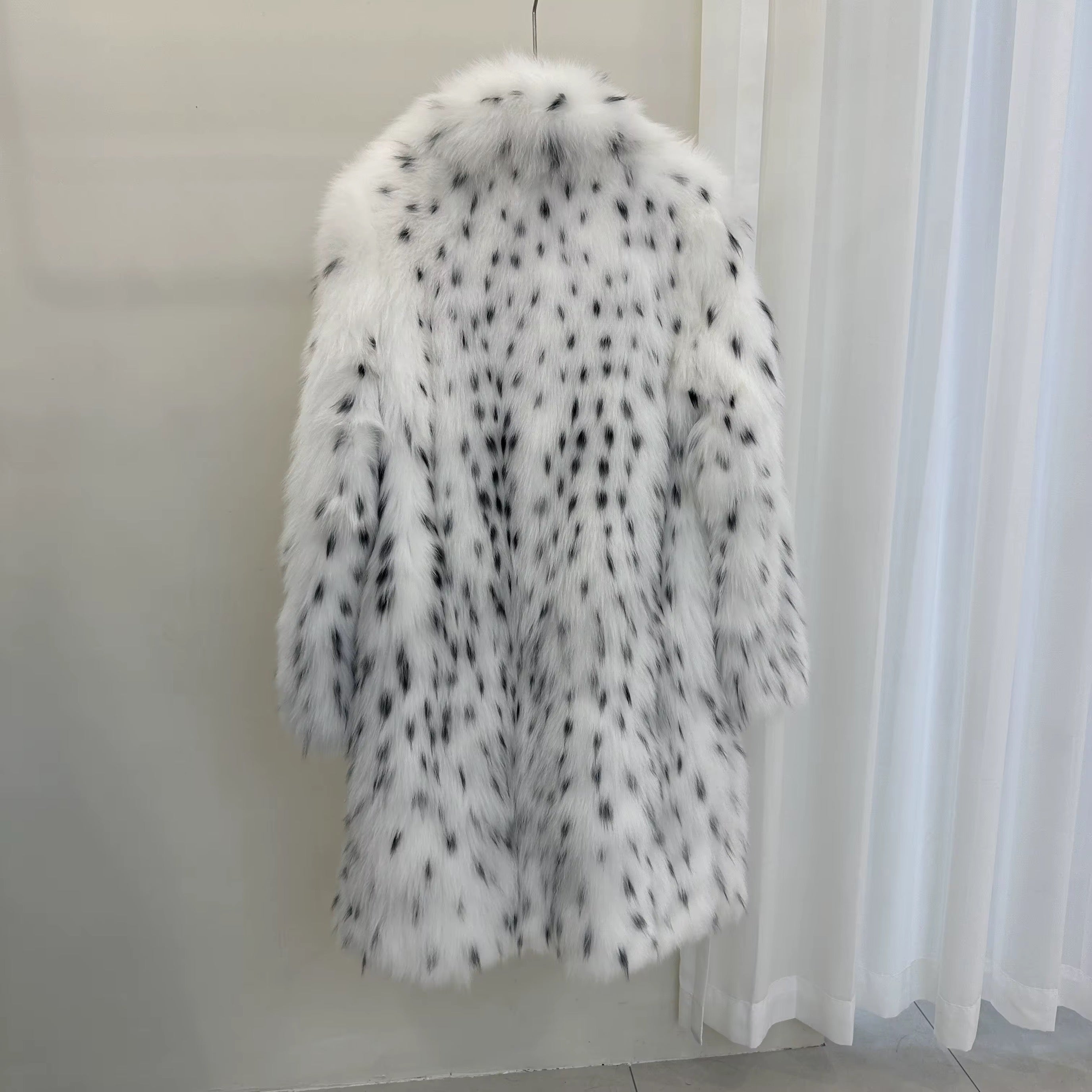 The Celeste Lynx — Snow Lynx Fox Fur Coat