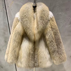 La Dorelle — Champagne Fox Mid Coat