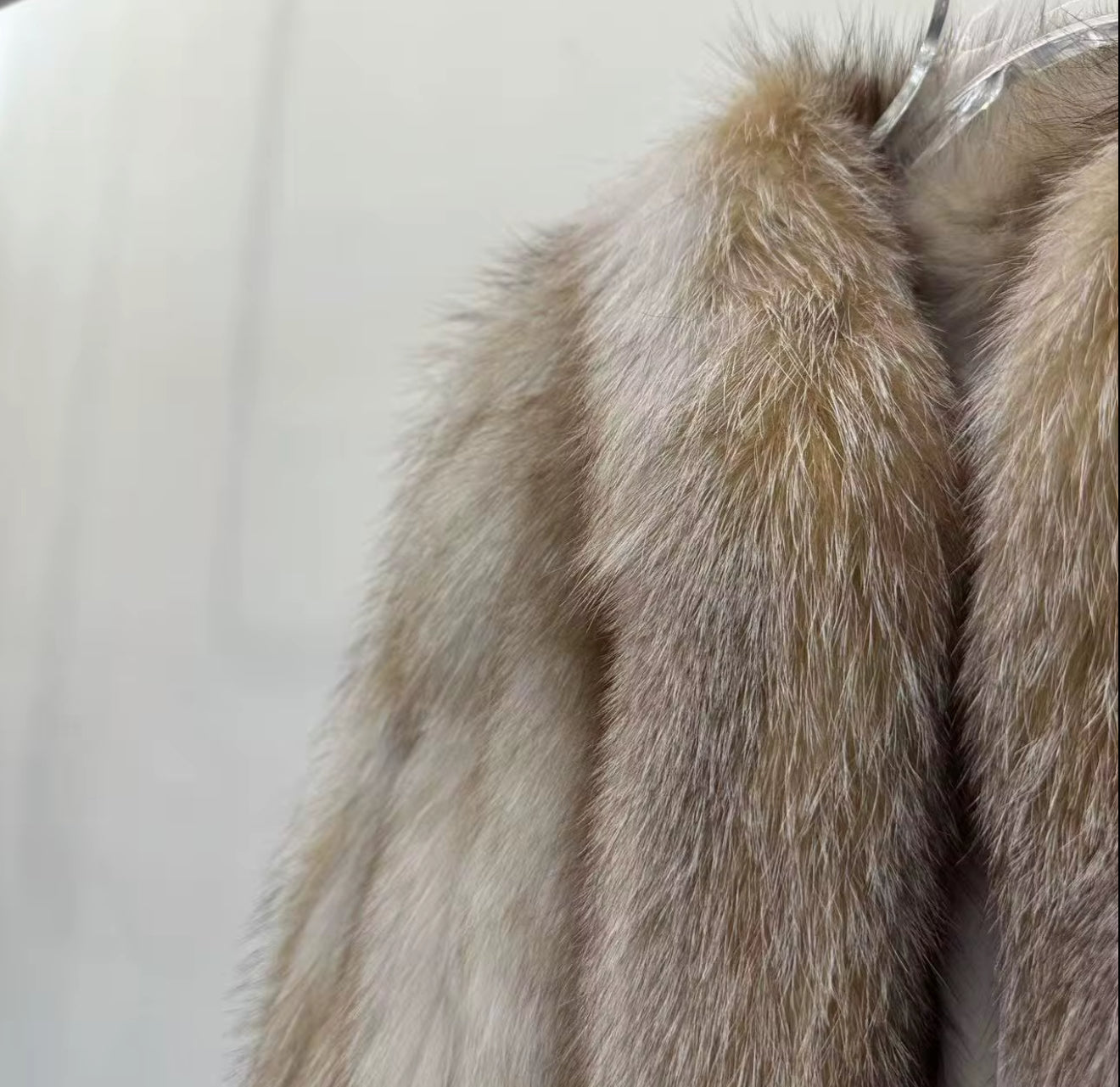 The Lucère — Silver Fox Fur Coat