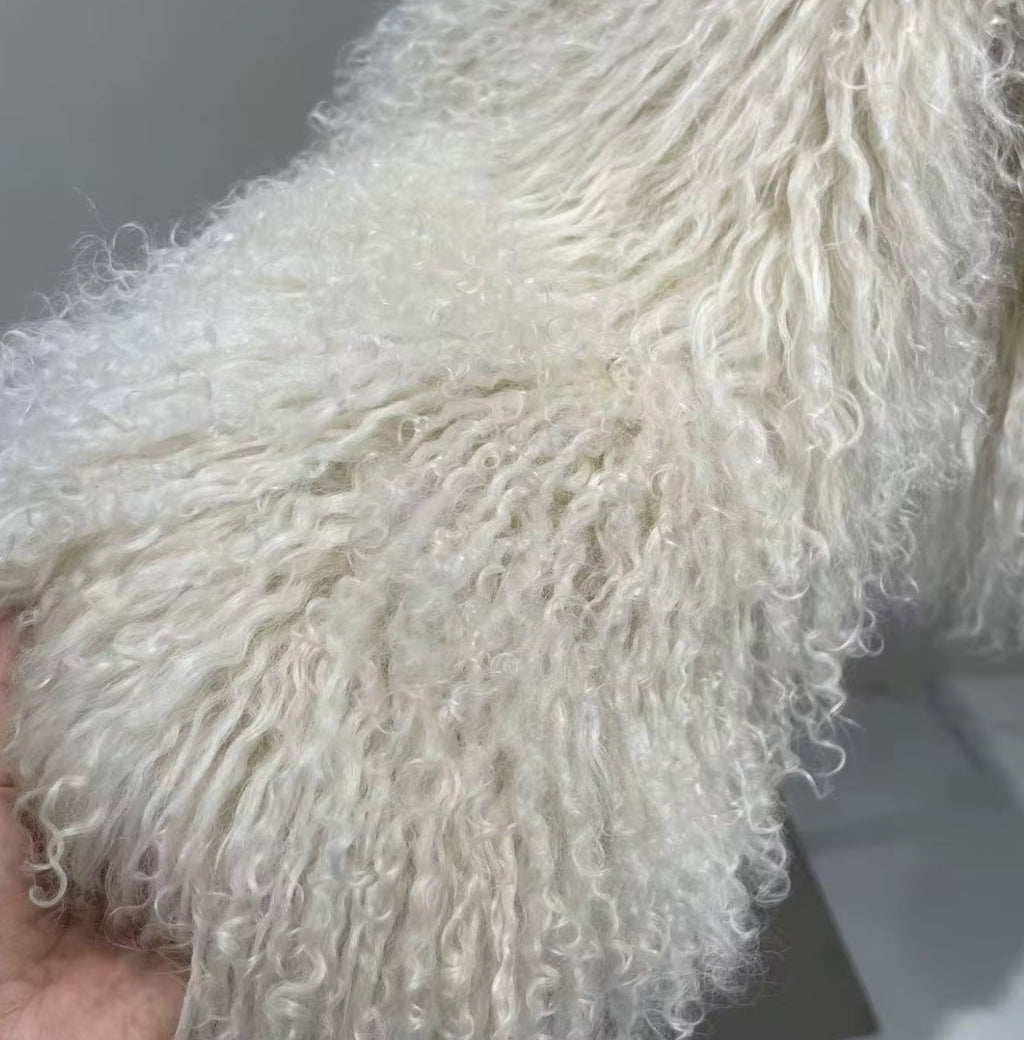 The Celene — Mongolian Lamb Fur Jacket
