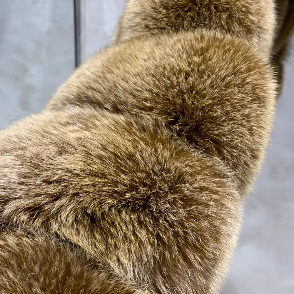 Le Châtenay — Hooded Sable Fox Jacket
