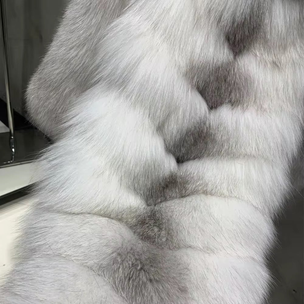 La Célianne — Long Arctic Fox Coat