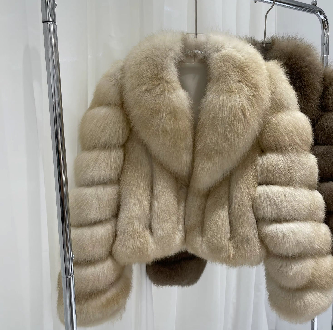 The Aurelle Fur Edit — Golden & Chestnut Fox Fur Jackets