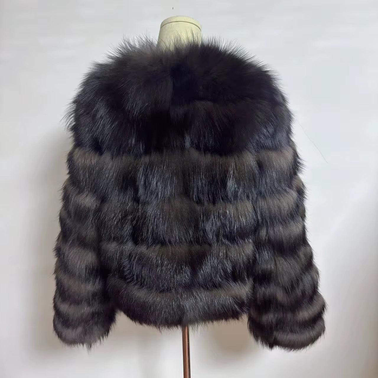 La Notturna — Black Fox Evening Coat