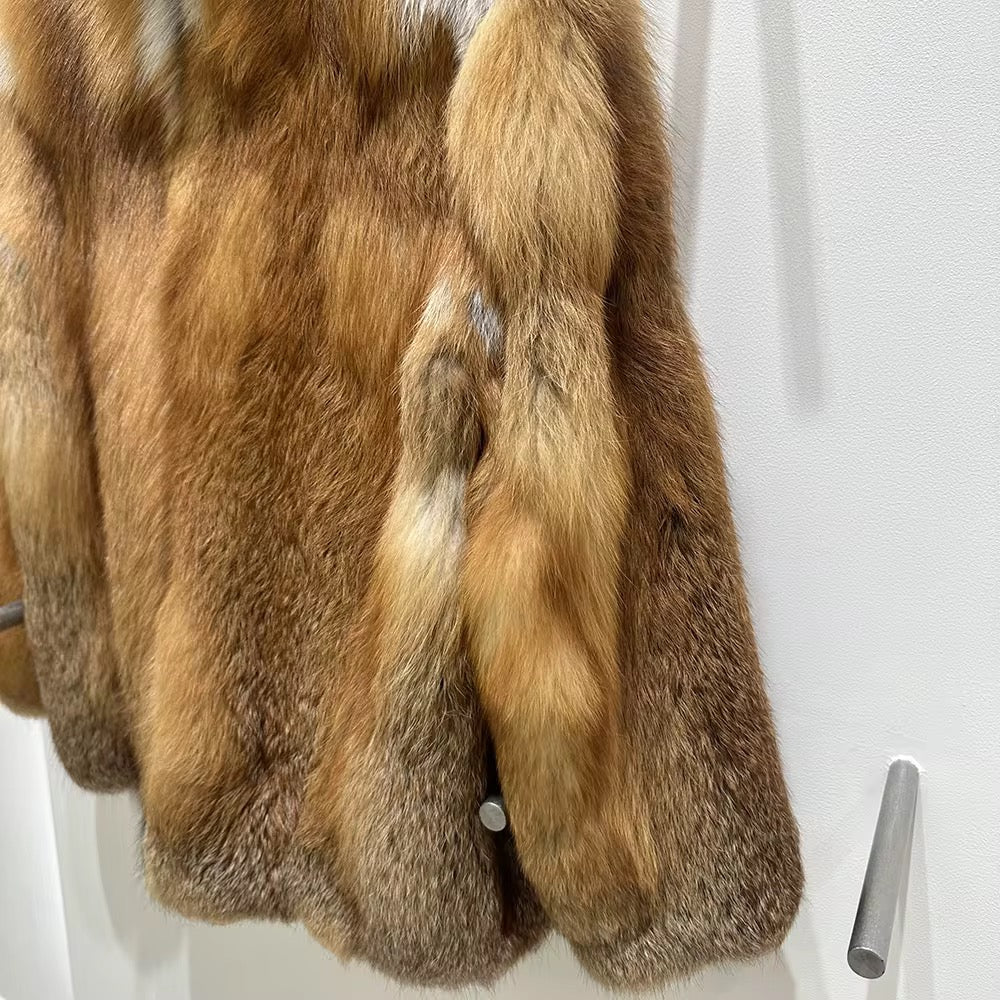The Marcellé — Golden Fox Fur Coat
