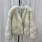 The Verona — Arctic White Fox Fur Jacket