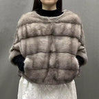 La Sera — Mink Cashmere Poncho