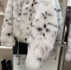 The Valen Lynx — Snow Lynx Fox Fur Jacket