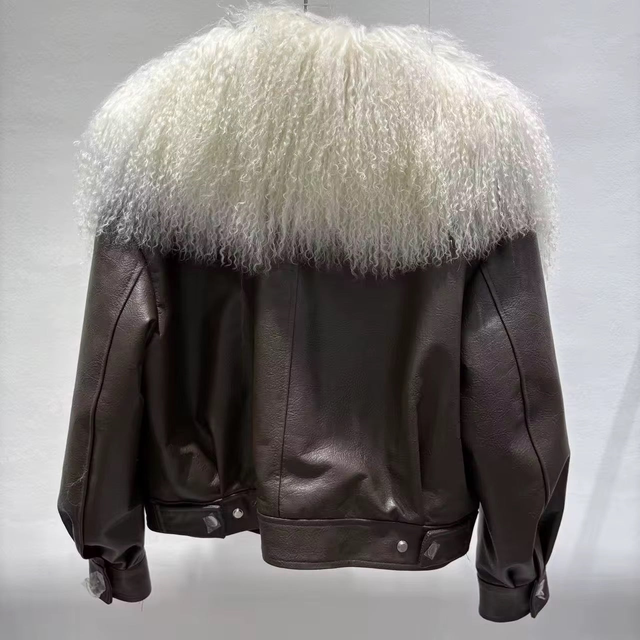 La Montagna — Ivory Shearling Jacket