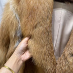 The Marcellé — Golden Fox Fur Coat