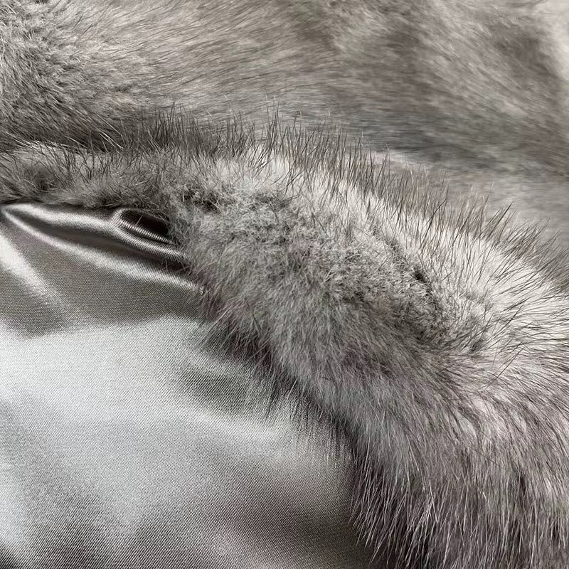 La Sera — Mink Cashmere Poncho