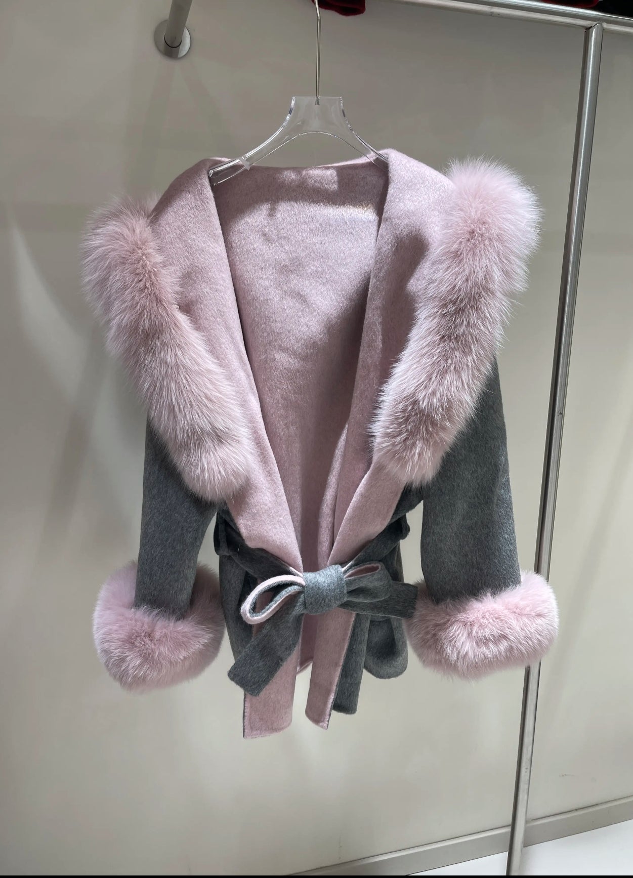 The Roselle Atelier Coat — Wool & Fox Trim