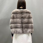 La Sera — Mink Cashmere Poncho