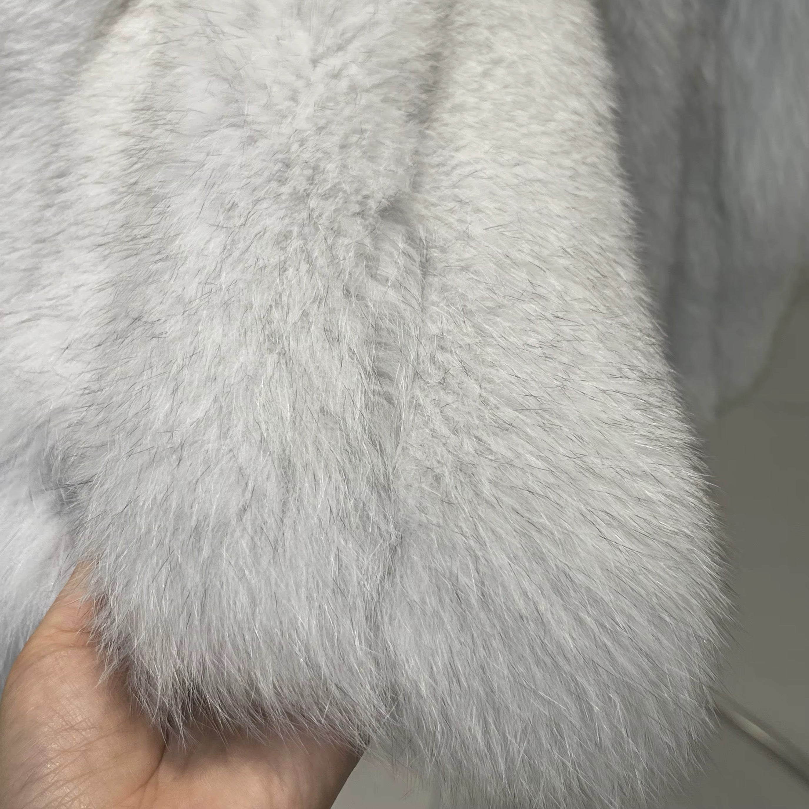 La Neve — Silver Fox Short Coat