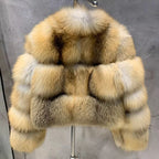 Le Marselet — Golden Fox Cropped Jacket