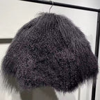 The Ravanne — Obsidian Mongolian Shearling Coat