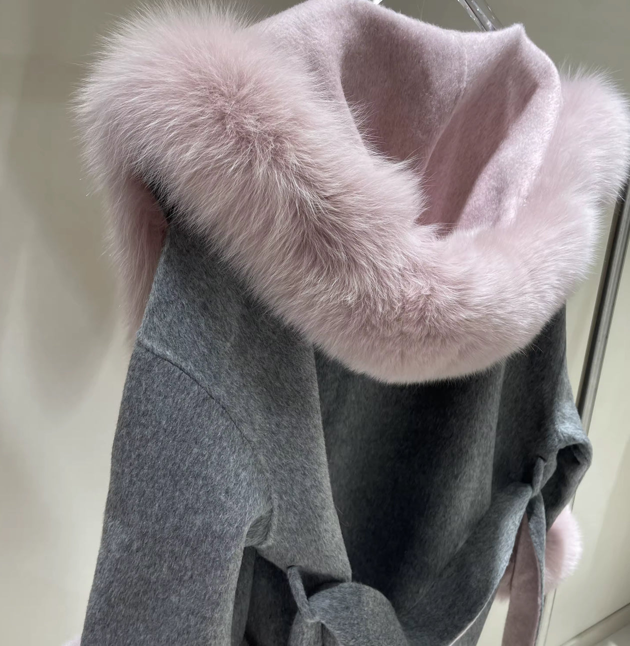 The Roselle Atelier Coat — Wool & Fox Trim