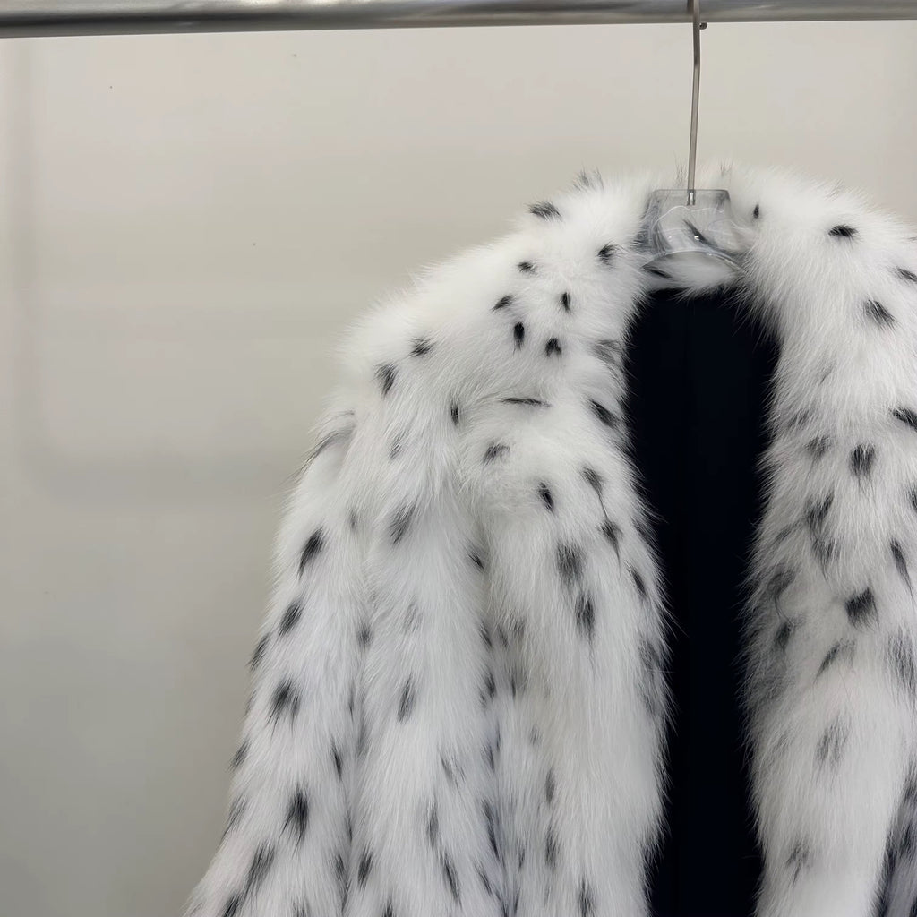 The Celeste Lynx — Snow Lynx Fox Fur Coat