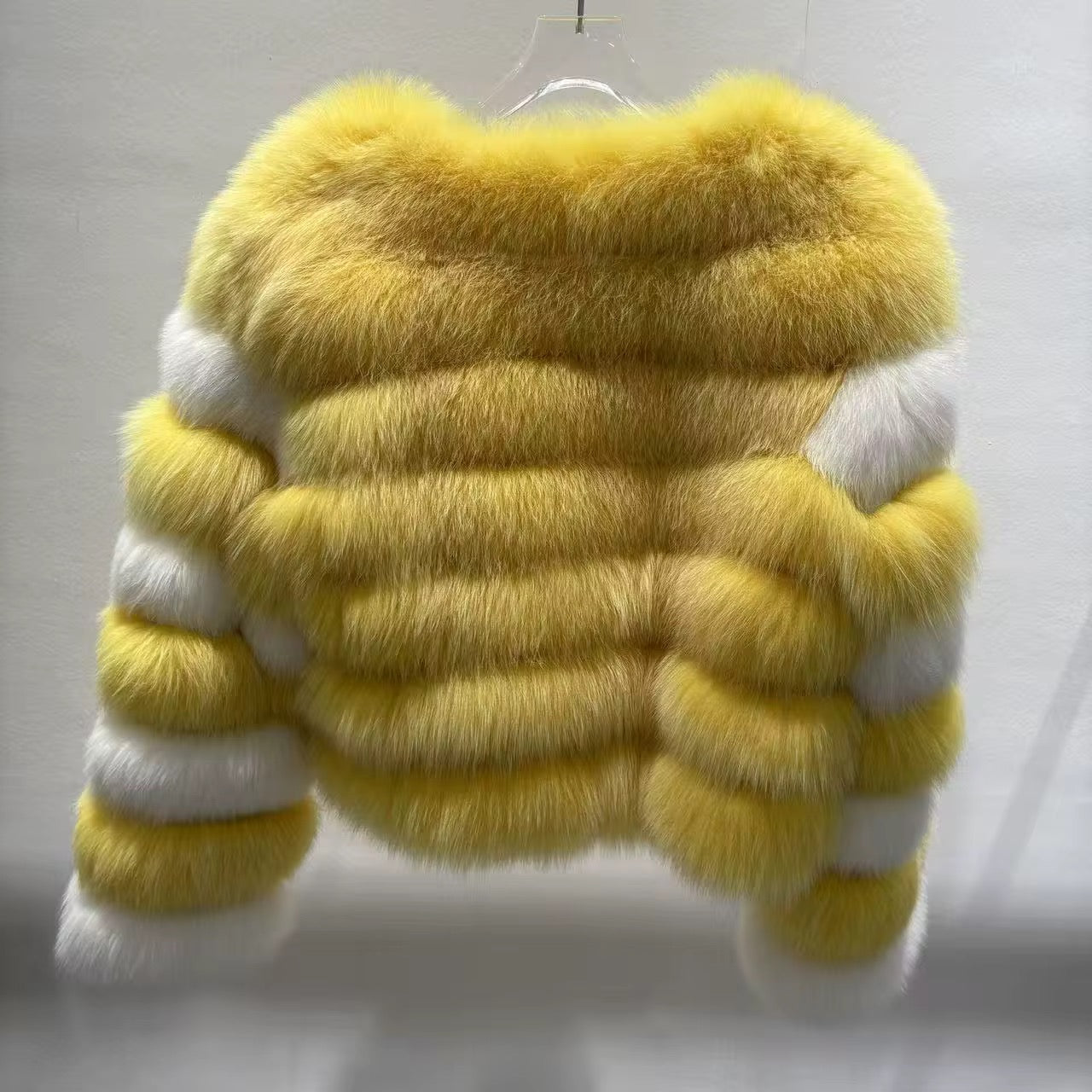 The Solare — Golden Fox Fur Jacket