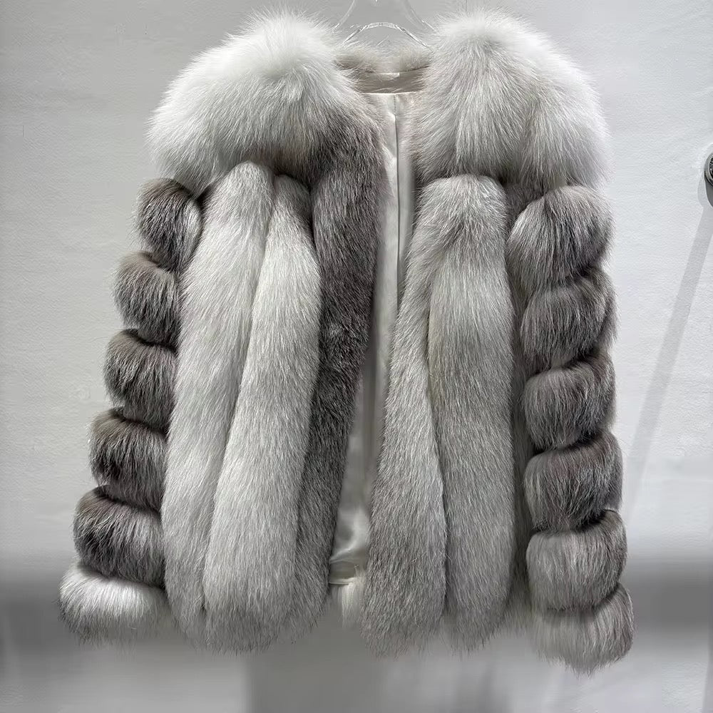 The Mondova Bellaré — Silver Fox Fur Coat