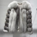 The Mondova Bellaré — Silver Fox Fur Coat