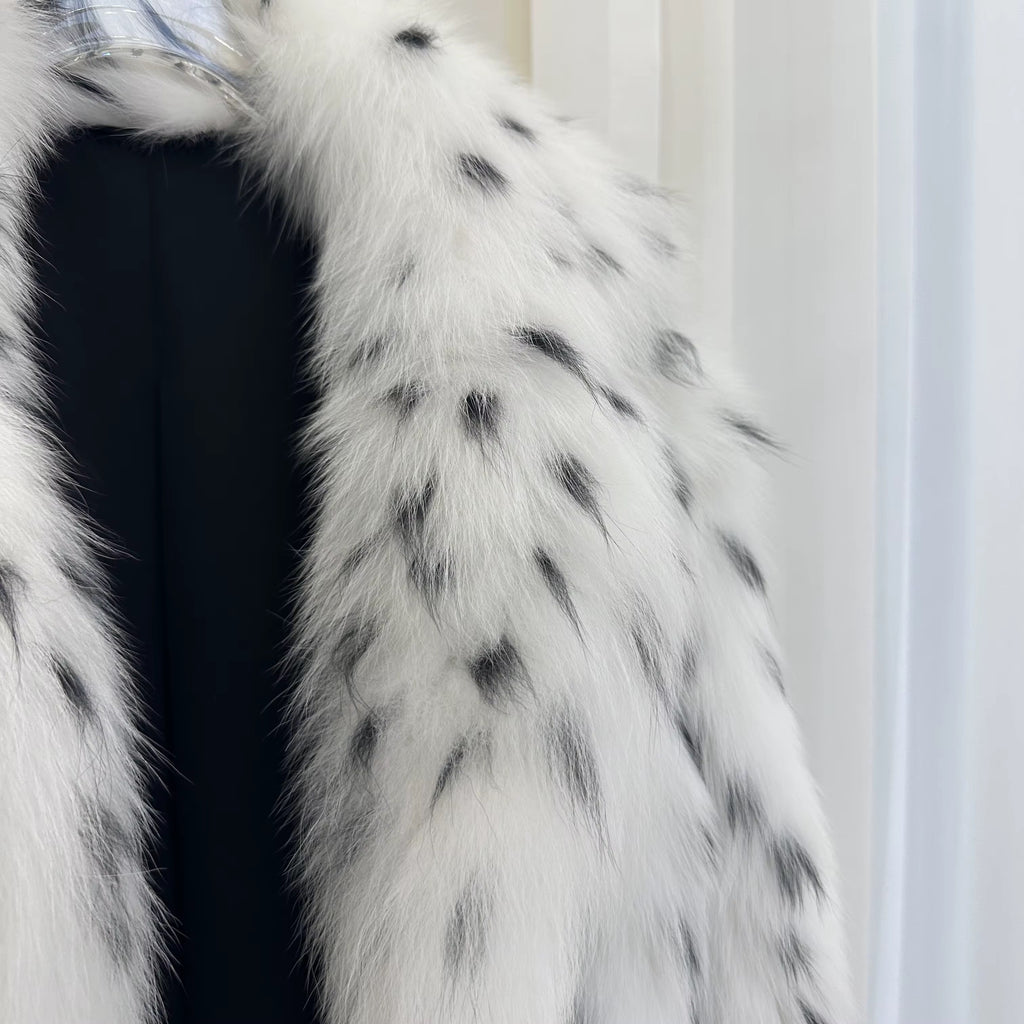 The Celeste Lynx — Snow Lynx Fox Fur Coat