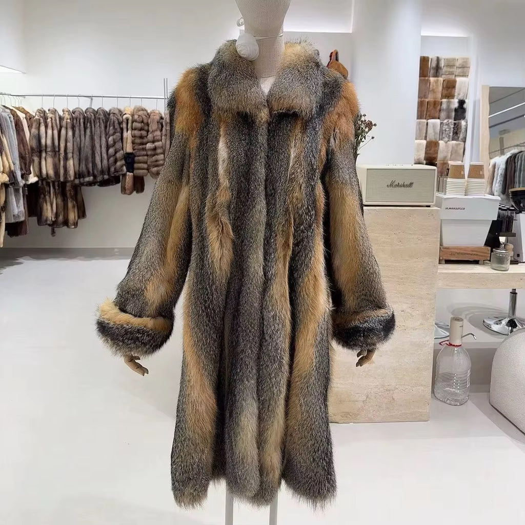 The Mondova Royale — Silver Fox Fur Coat