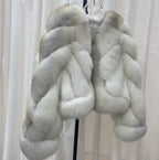 The Bianca Ciel — Silver-White Fox Fur Coat