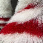 The Verenne — Rouge Éclat Mongolian Shearling Coat