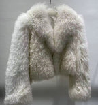 The Celene — Mongolian Lamb Fur Jacket