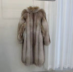 The Lucère — Silver Fox Fur Coat