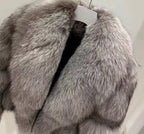 Il Notturno — Silver Fox Cropped Evening Jacket