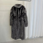 La Lunga — Silver Fox Full-Length Coat