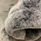 The Varelle — Silver Frost Fox Hooded Jacket