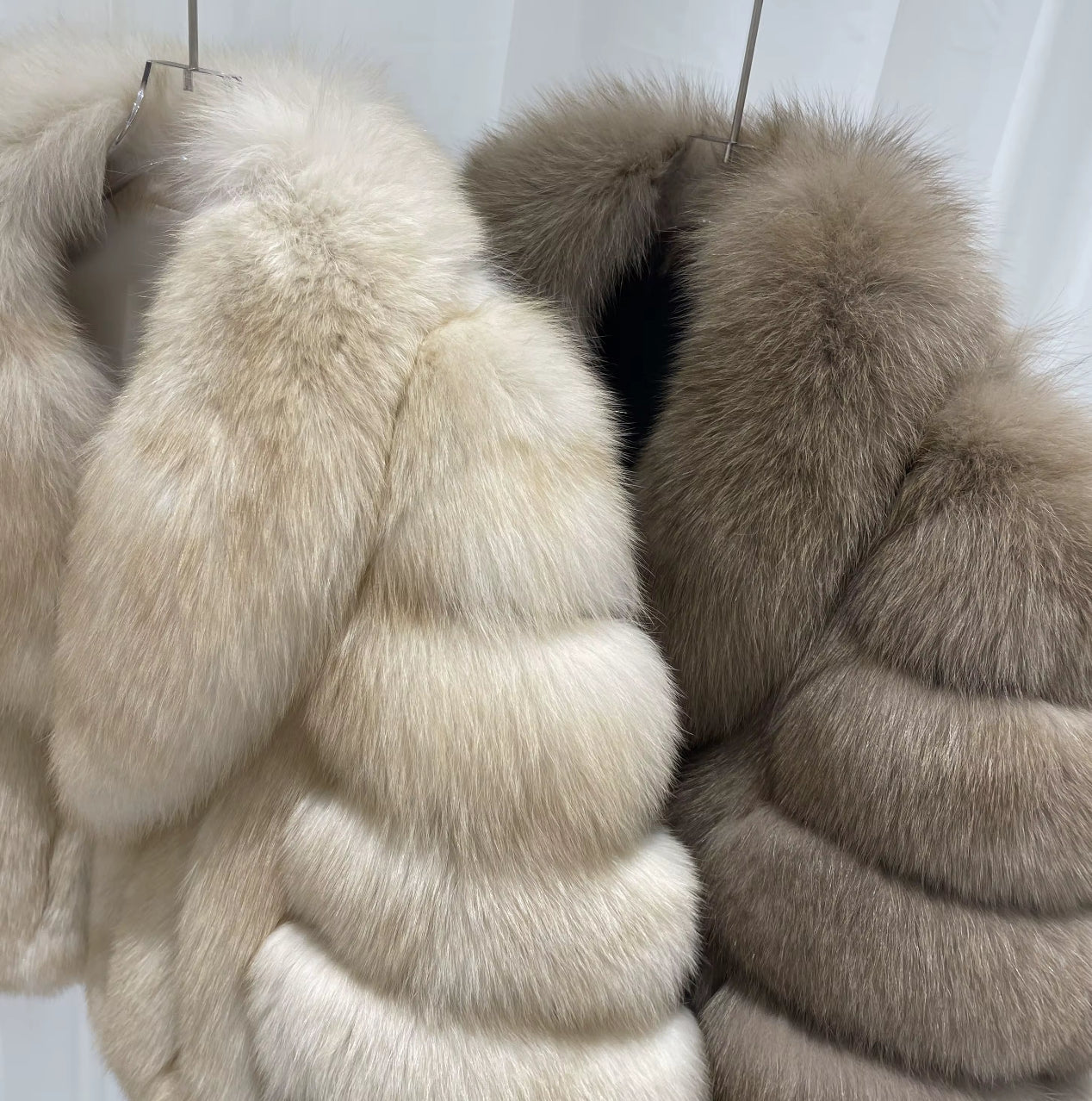 The Aurelle Fur Edit — Golden & Chestnut Fox Fur Jackets