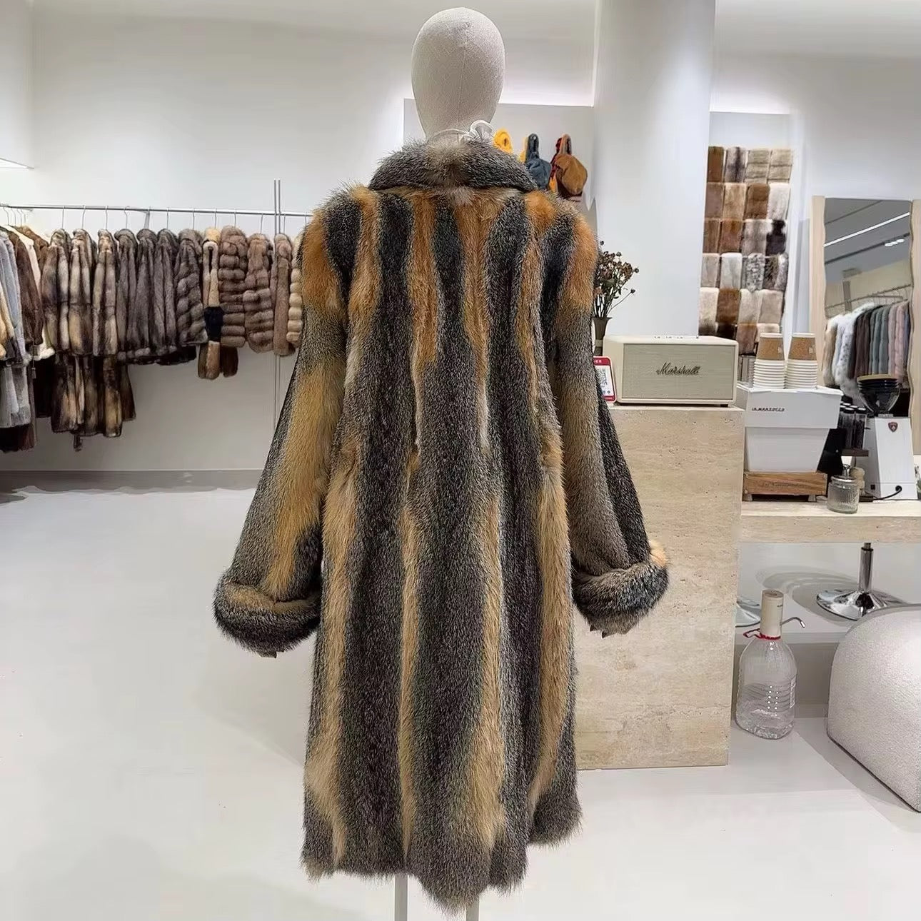 The Mondova Royale — Silver Fox Fur Coat