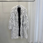 The Celeste Lynx — Snow Lynx Fox Fur Coat