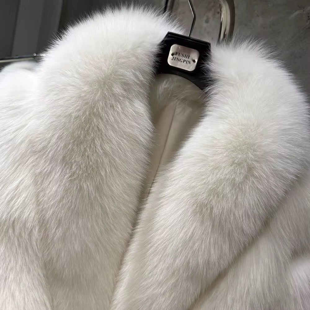 La Bicael — The Pure White Fox Coat
