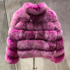 La Fuschienne — Fuchsia Fox Statement Coat
