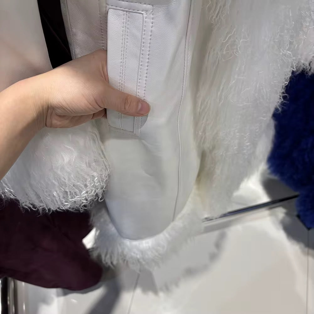 La Rêvenne — Snow Toscana Lamb Coat