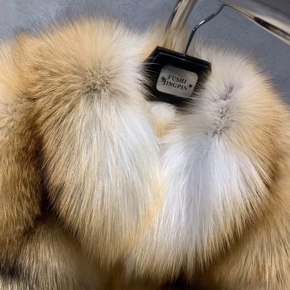 Le Marselet — Golden Fox Cropped Jacket