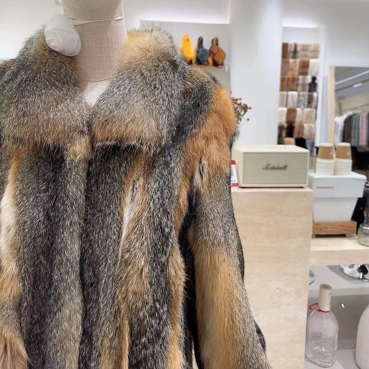 The Mondova Royale — Silver Fox Fur Coat