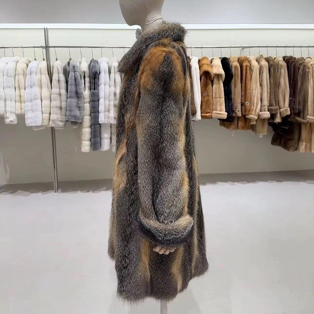 The Mondova Royale — Silver Fox Fur Coat