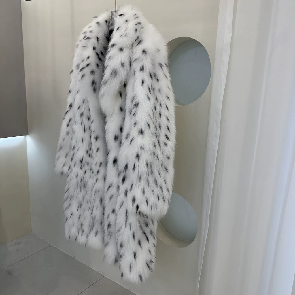 The Celeste Lynx — Snow Lynx Fox Fur Coat