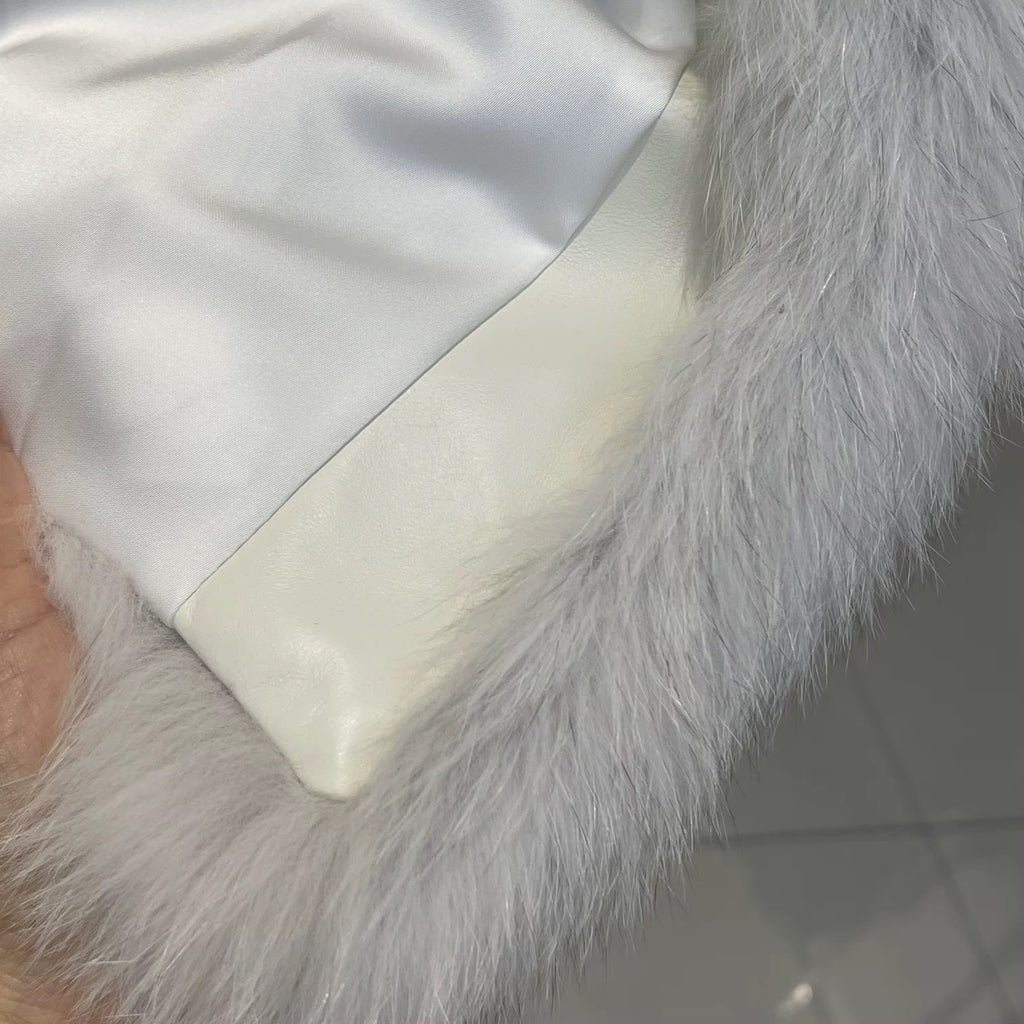 La Neve — Silver Fox Short Coat