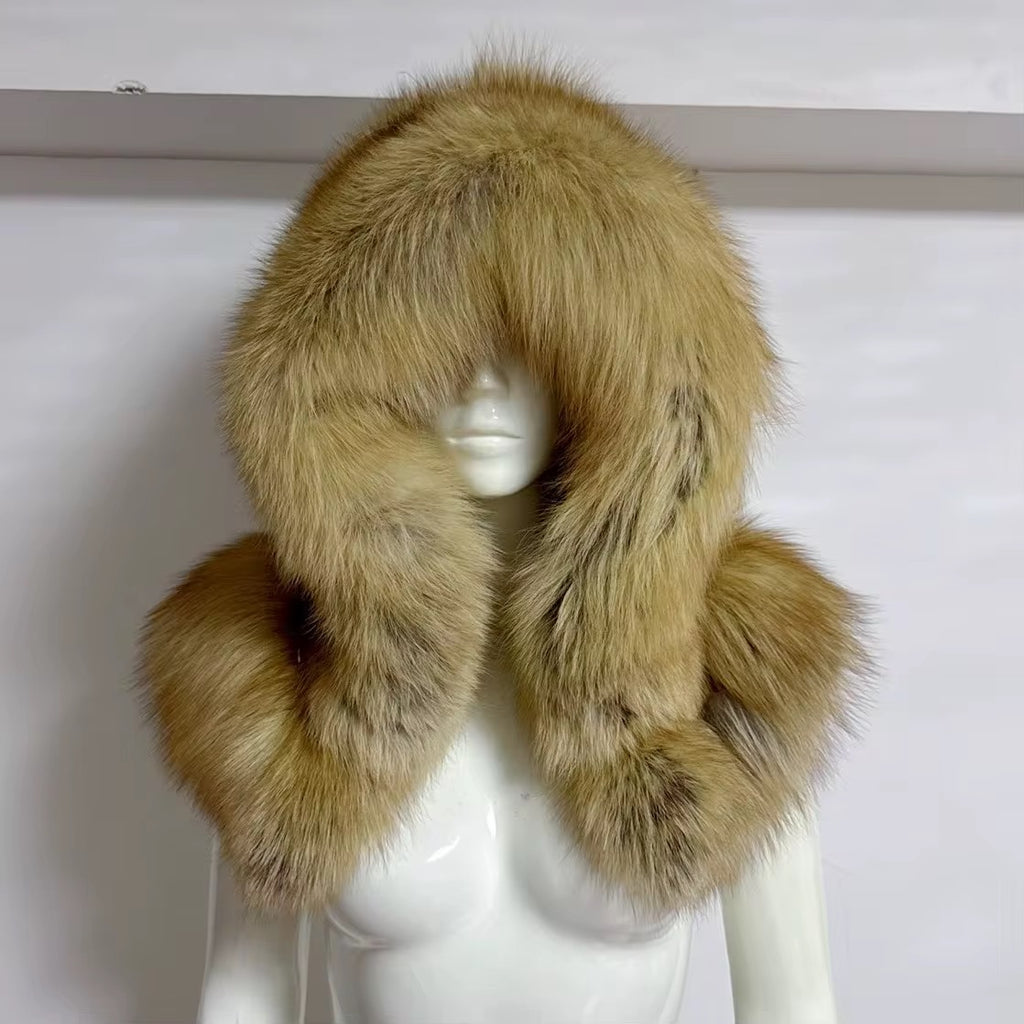 Golden Fox Hooded Stole
