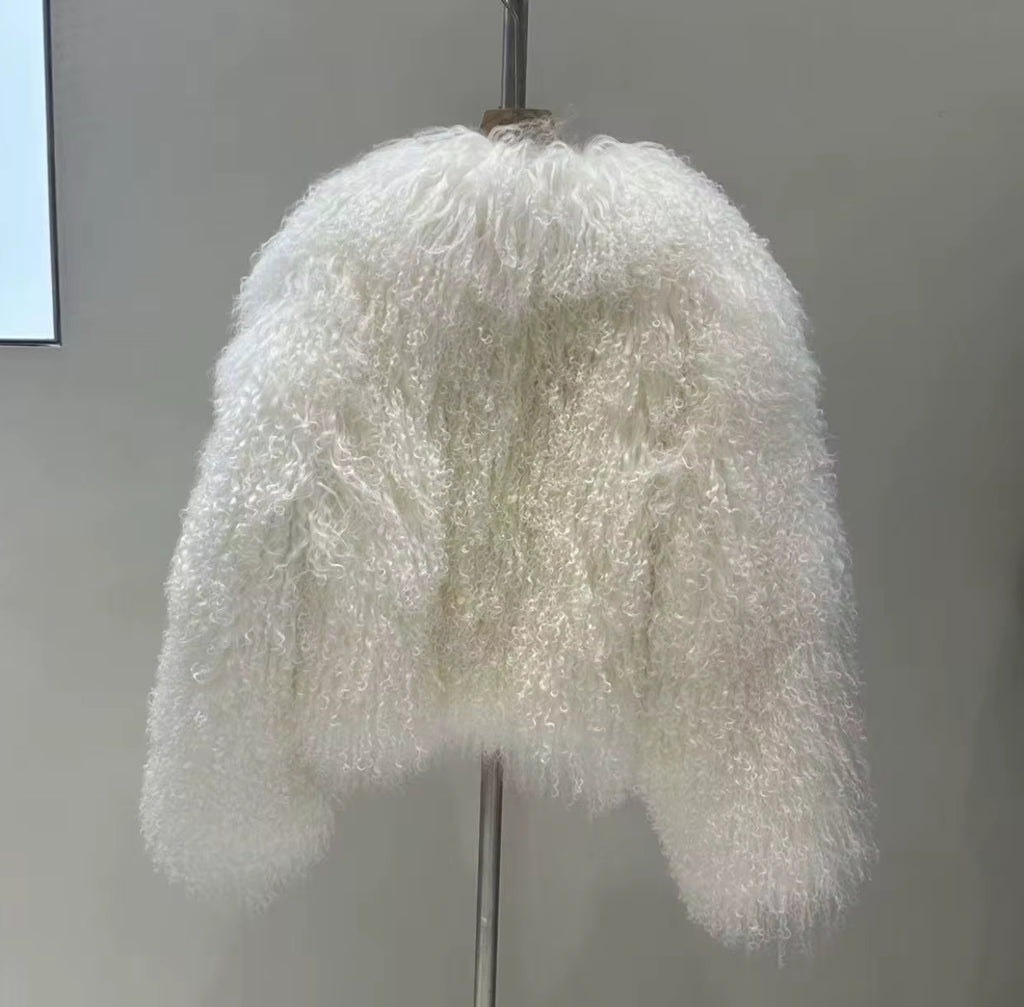 The Celene — Mongolian Lamb Fur Jacket