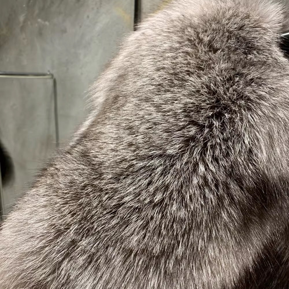 Il Nobile — Silver Fox Cropped Luxury Jacket